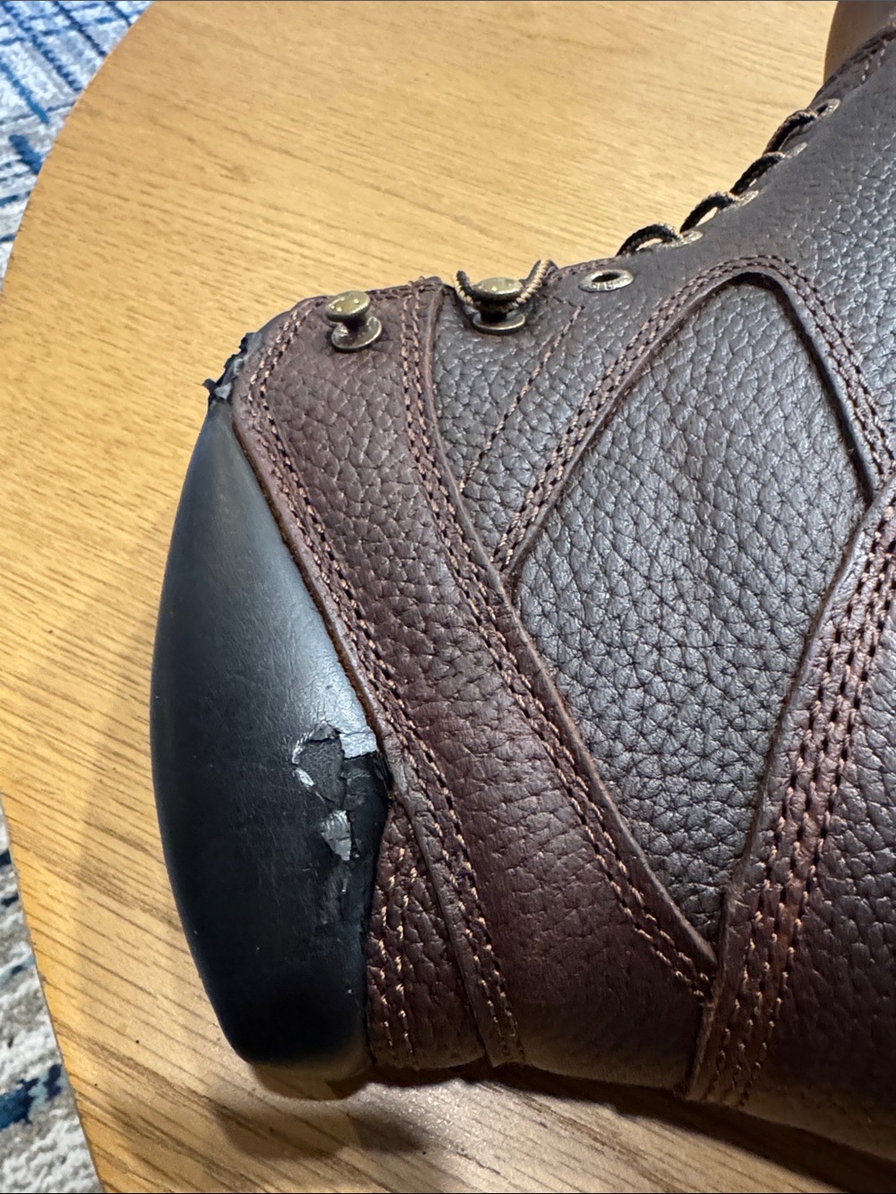 Red Wing Shoes Brown Leather Work Boots - Picture 8 of 15